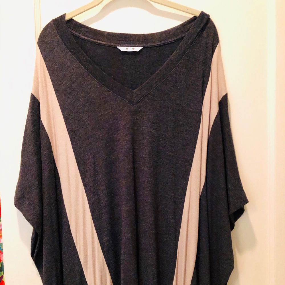 Figure Flattering Poncho Tunic
